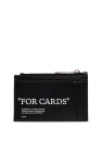Off-White Card case with logo