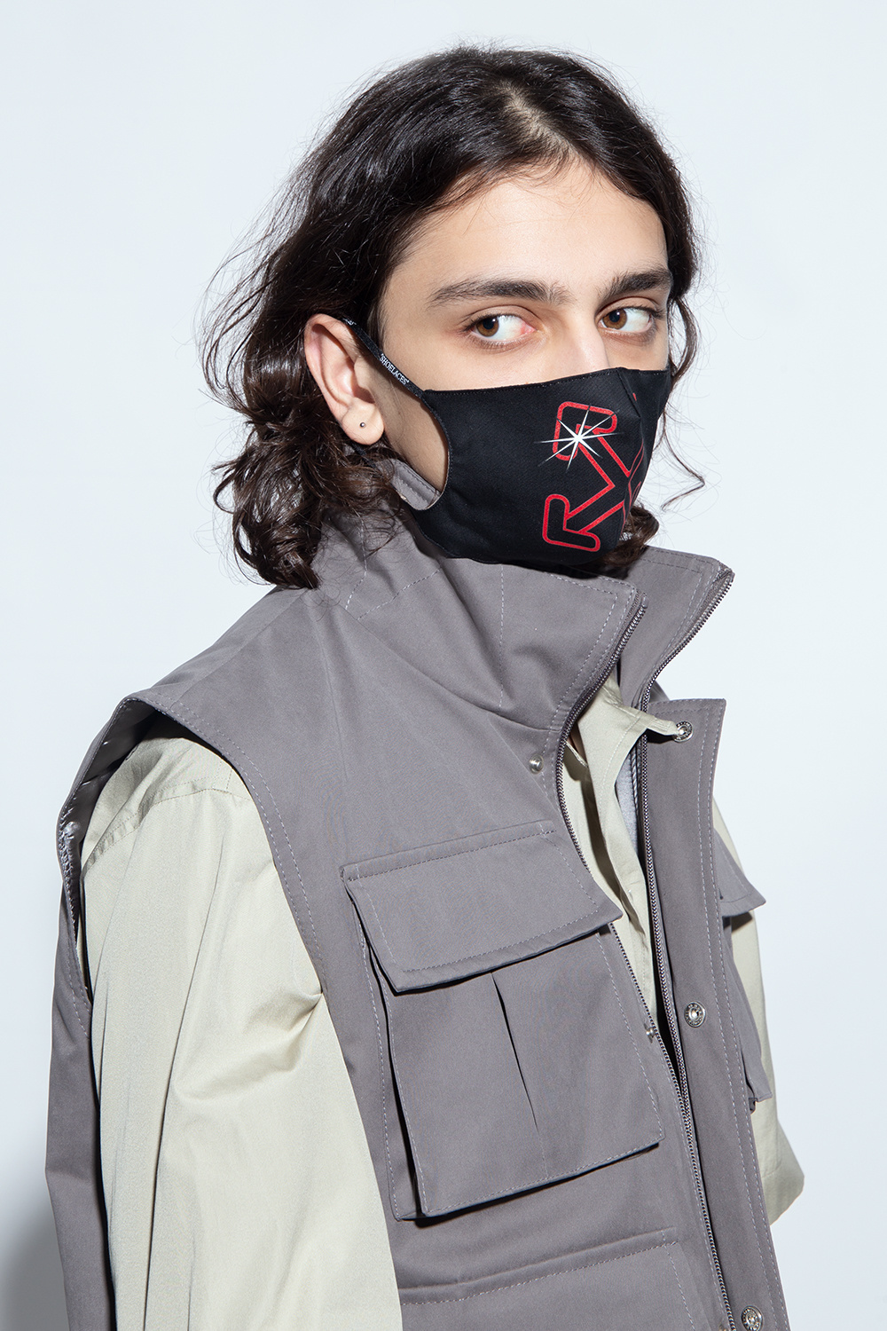 Off-White mask pack with logo