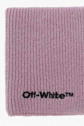 Off-White Zip-up tube scarf