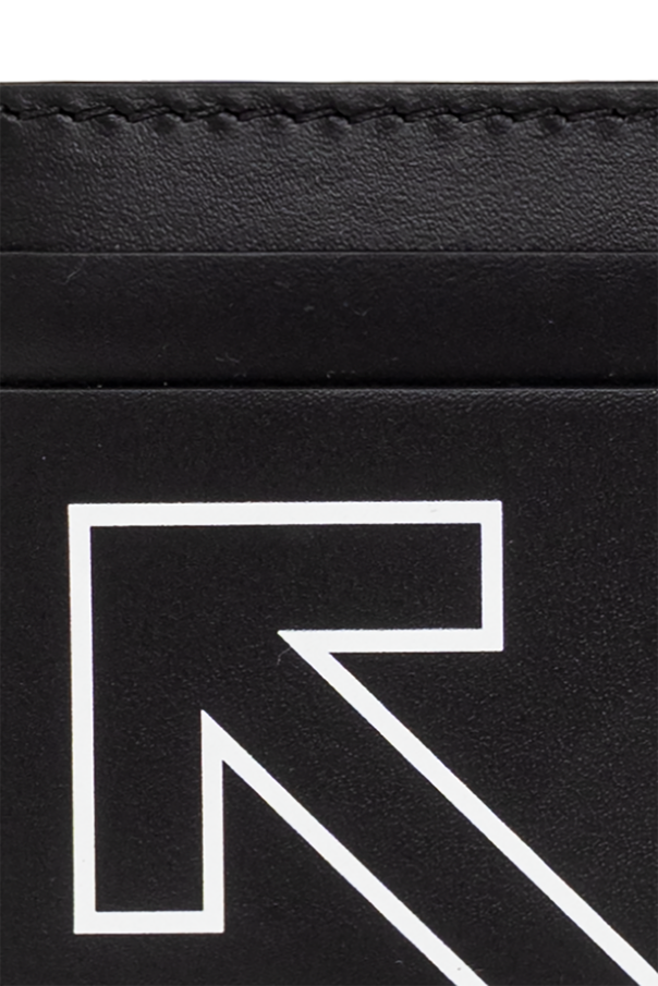 Off-White Leder-Kartenetui