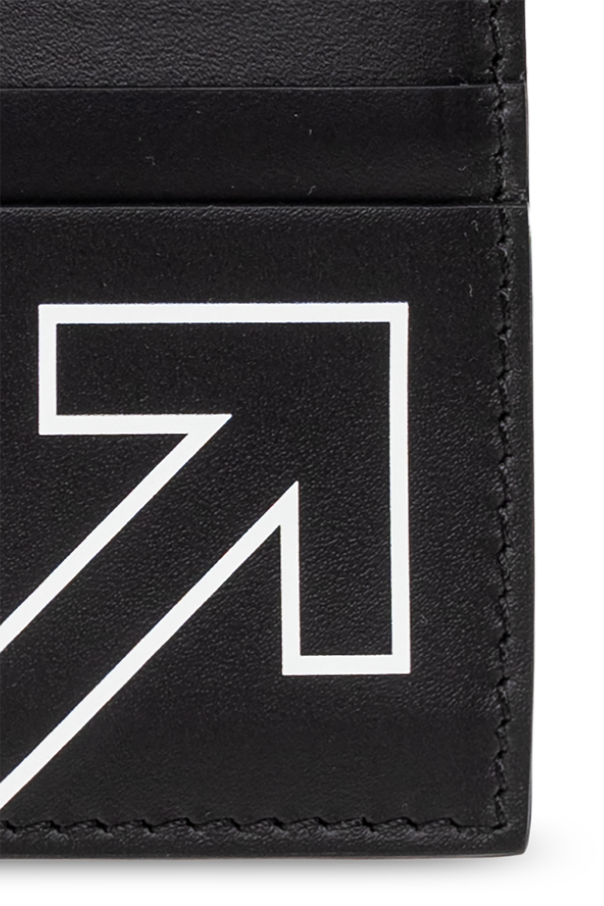 Off-White Leder-Kartenetui