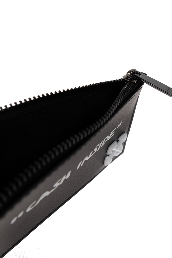 Off-White Leder-Geldbörse