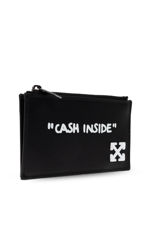 Off-White Leder-Geldbörse