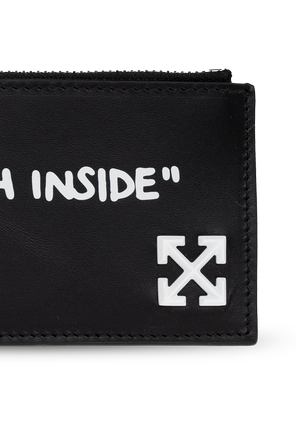 Off-White Leder-Geldbörse