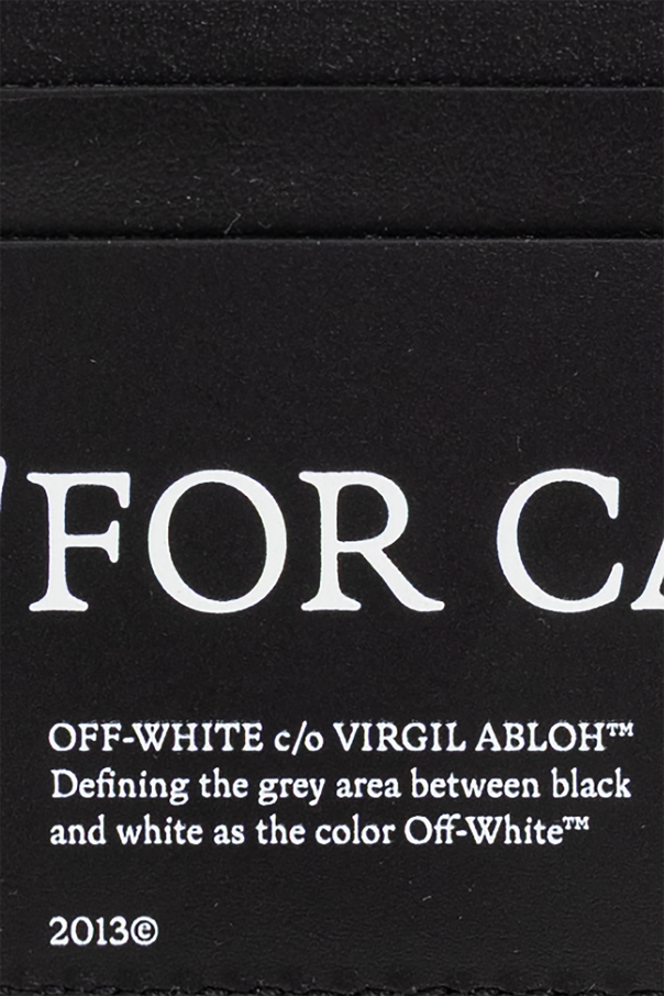 Off-White Tarjetero de piel