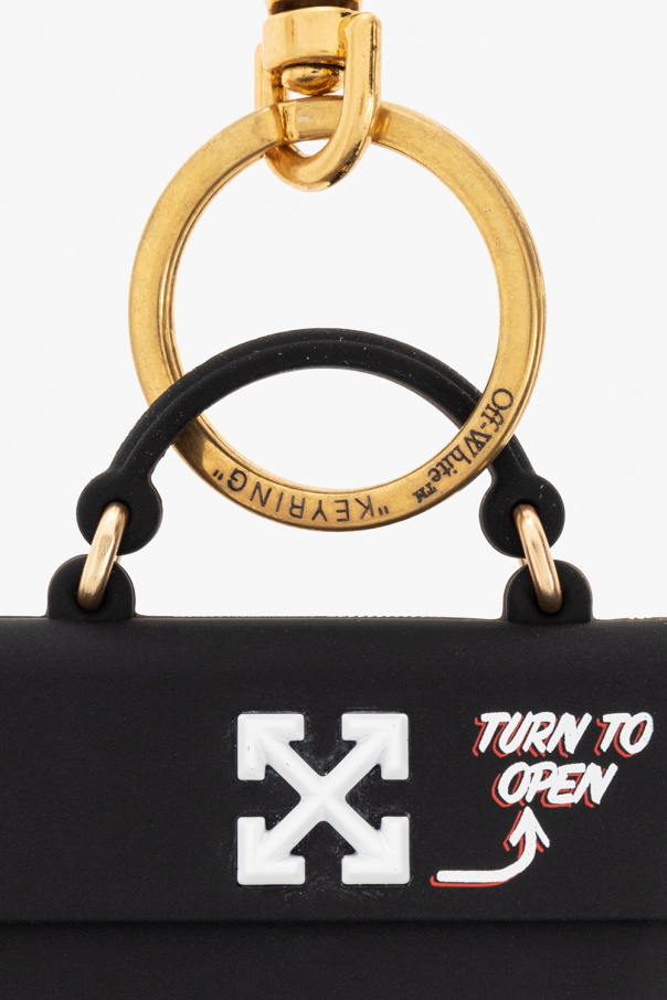 Off-White Keyring with micro bag