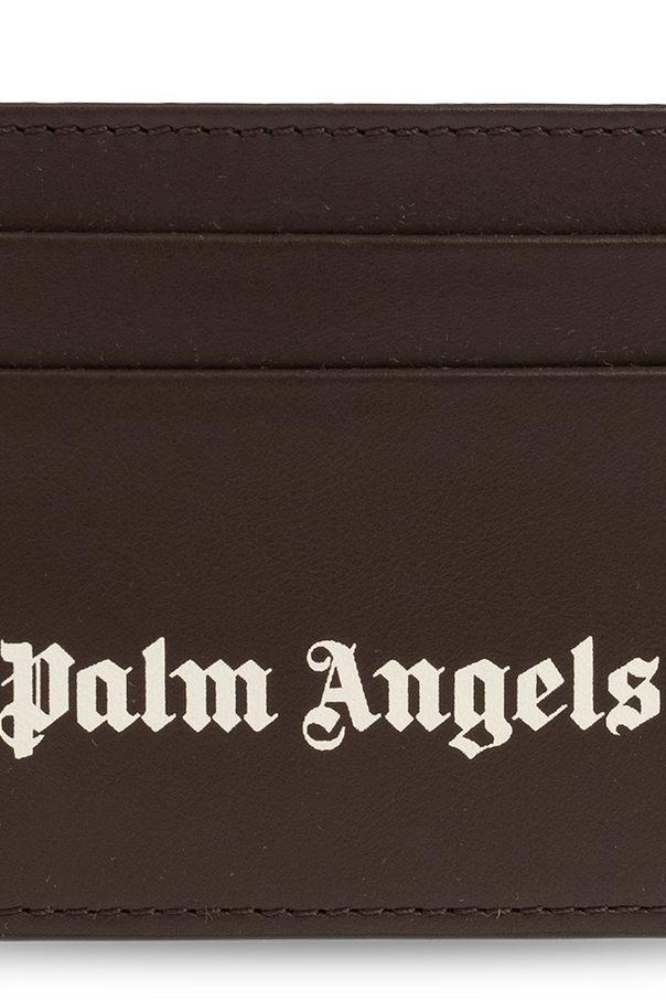 Palm Angels Leather case with logo