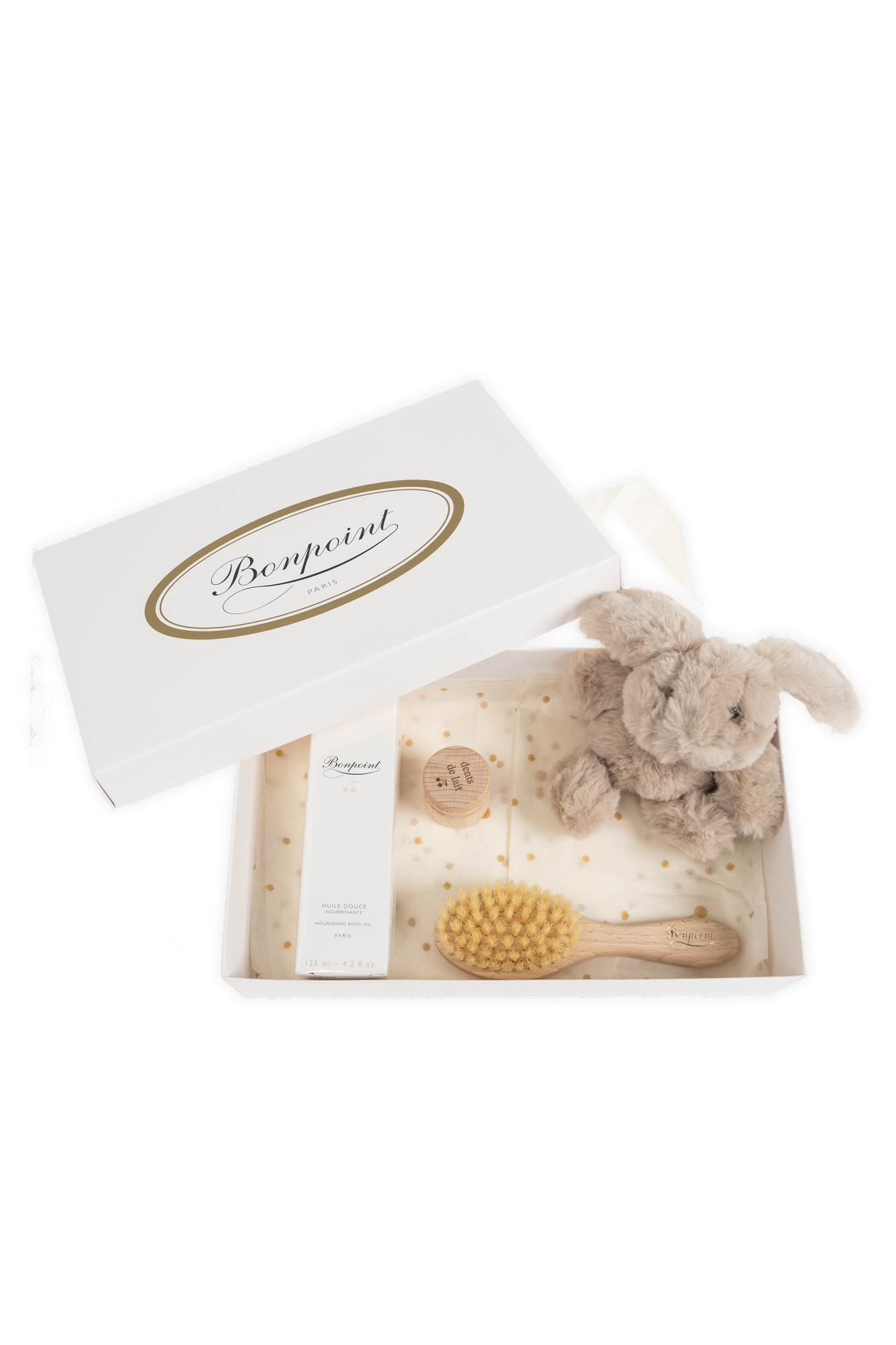 Beige Set: soft toy, oil, hairbrush and tooth box Bonpoint - Vitkac GB