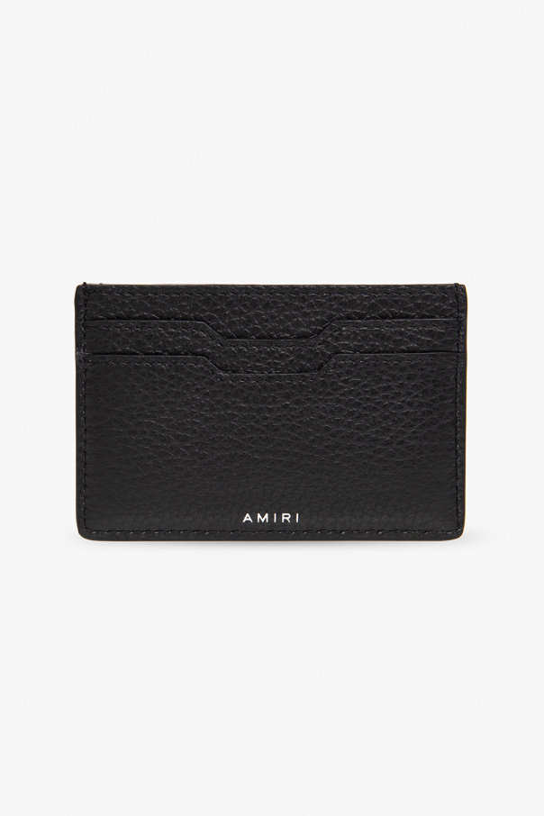 Amiri Leather card case