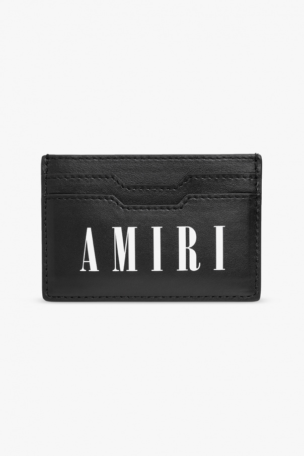 Amiri Leather card case