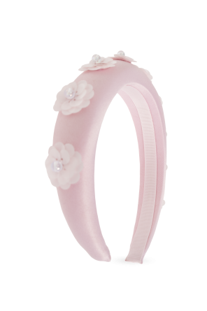 Diadema para el cabello con apliques de motivo floral