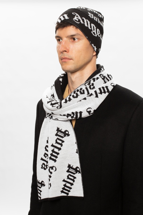 palm angels hat and scarf set