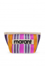 Isabel Marant MULTICOLOUR ‘Powden’ clutch with logo
