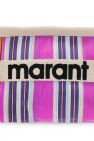 Isabel Marant MULTICOLOUR ‘Powden’ clutch with logo