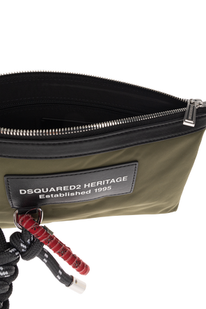 Dsquared2 Dsquared2 Olive Green Wristlet Pouch