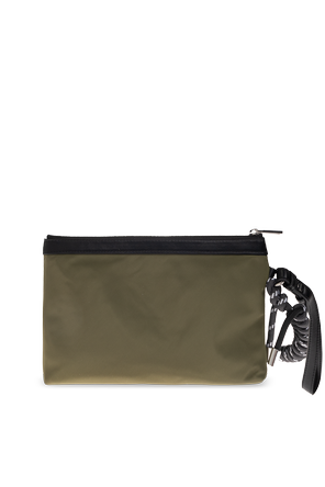 Dsquared2 Dsquared2 Olive Green Wristlet Pouch