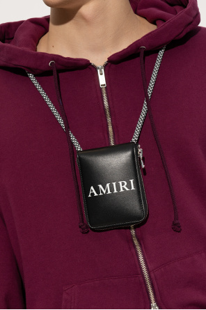 Strapped wallet with logo od Amiri