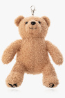 Palm Angels beige Teddy bear keyring
