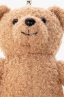 Palm Angels beige Teddy bear keyring