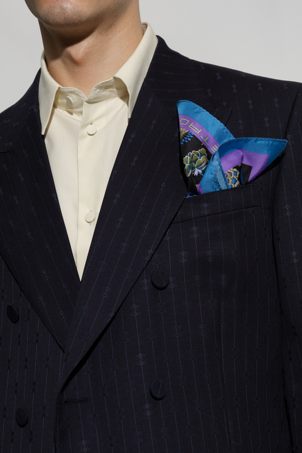 Louis Vuitton Monogram Gradient Dots Silk Tie