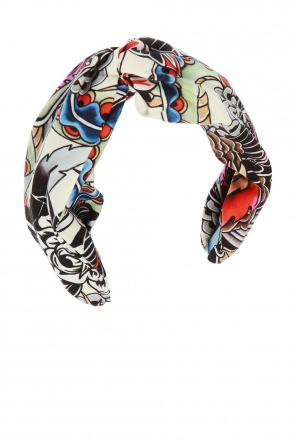 Patterned headband od Red Valentino