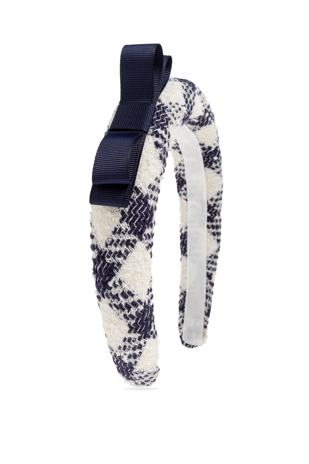 Tweed headband od Self-Portrait Kids