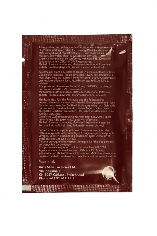 Bally Shoe cups cleaning wipes set