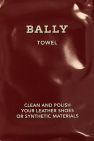 Bally BURGUNDY Shoe cleaning wipes set
