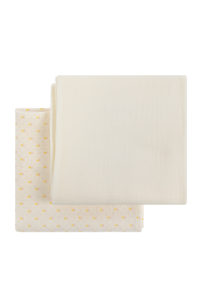 Two-pack of baby blankets 'Doudou'