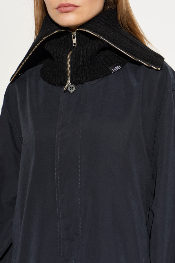 MM6 Maison Margiela Turtleneck with a zip fastening