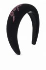 MM6 Maison Margiela BLACK Hairband with logo