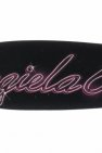 MM6 Maison Margiela BLACK Hairband with logo