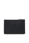 Maison Margiela Leather pouch with logo