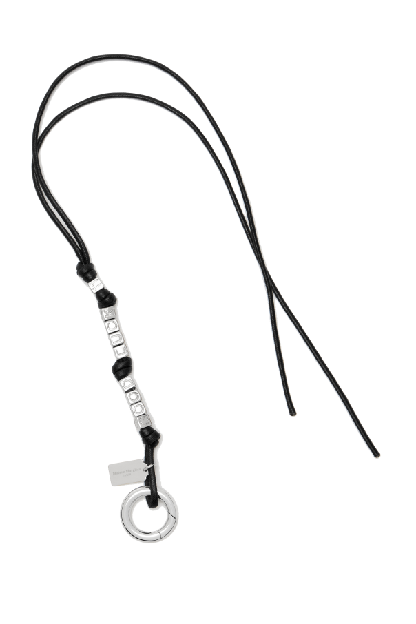 Long keychain on a leather strap od Maison Margiela