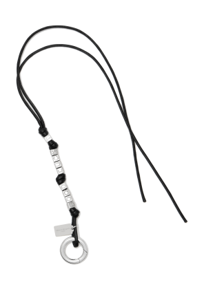 Maison Margiela Long keychain on a leather strap