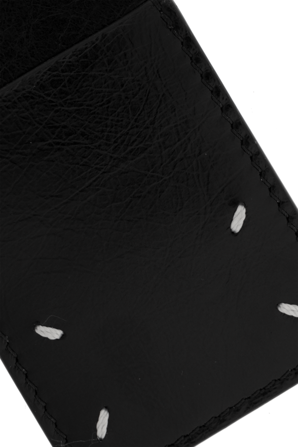 Maison Margiela Llavero con colgante de cuero