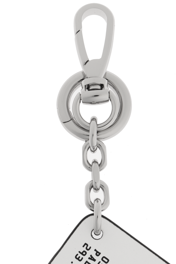 Maison Margiela Llavero con colgante de cuero