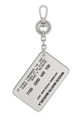 Keyring with leather strap