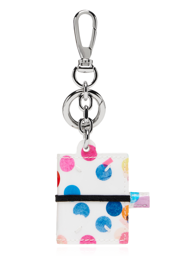 Keychain with a book-shaped pendant od Maison Margiela