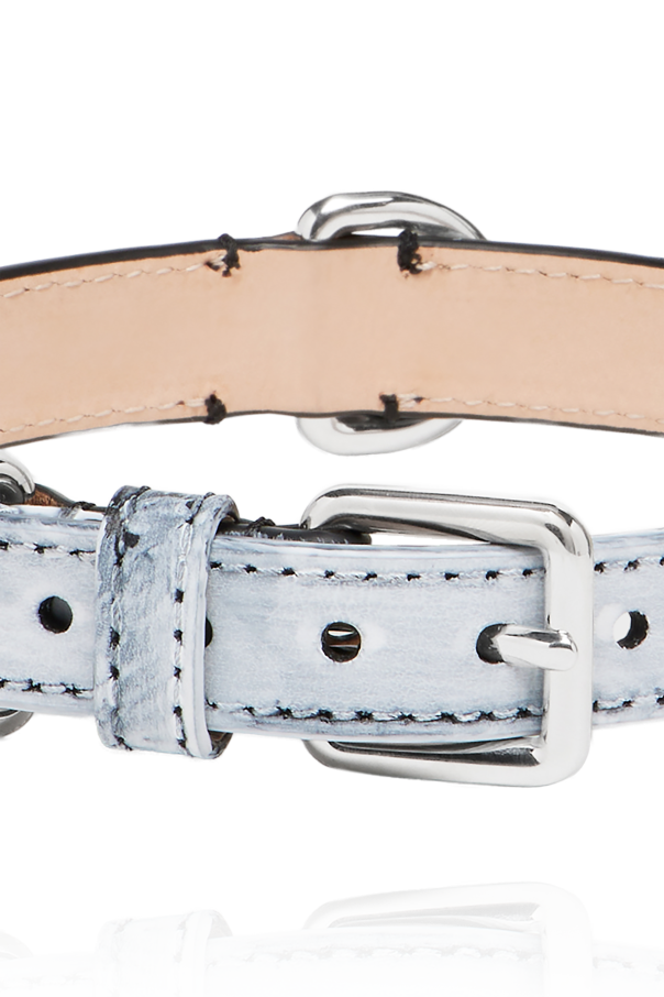 Maison Margiela Leather dog collar