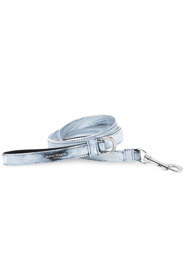 Leather dog leash od Maison Margiela