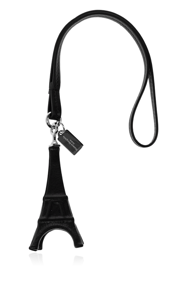 Leather Eiffel Tower keychain od Maison Margiela