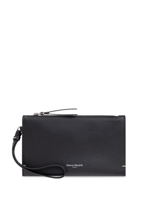 Maison Margiela Leather pouch with logo