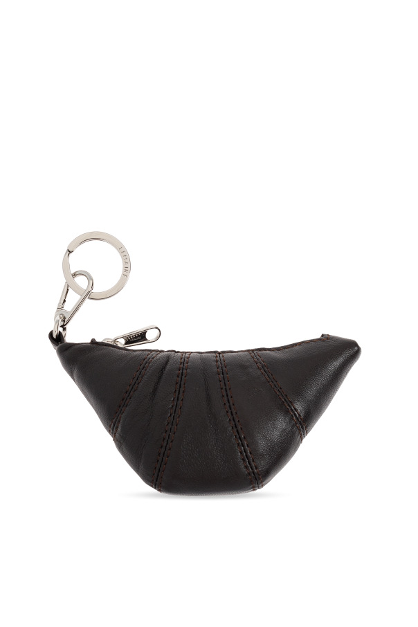 "Mini Croissant" pouch with keychain od Lemaire