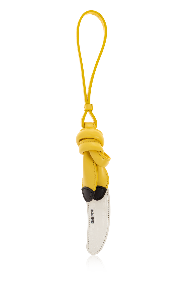 Banana-shaped bag charm od Jacquemus