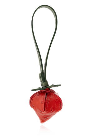 Leather bag charm