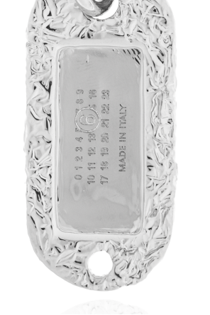MM6 Maison Margiela Llavero con logo