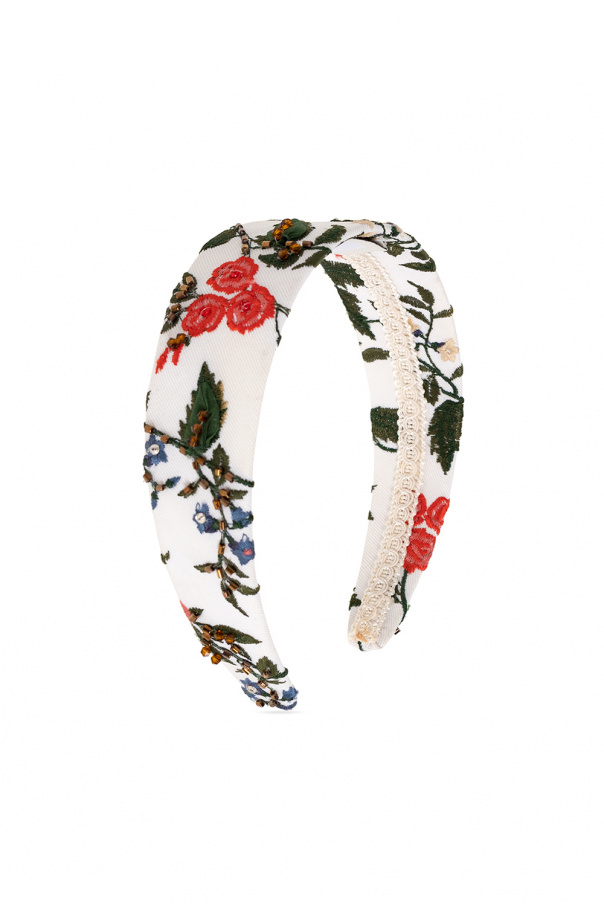 Erdem Headband with floral motif