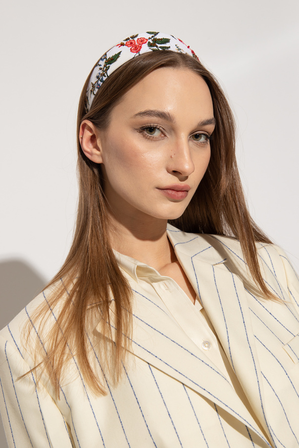 Erdem Headband with floral motif