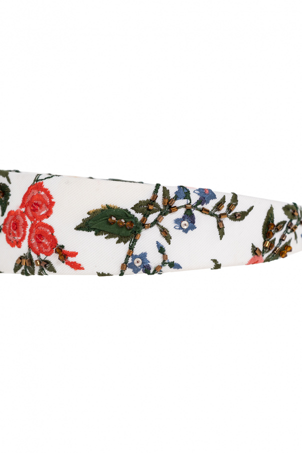 Erdem Headband with floral motif